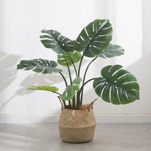 <span class=keywords><strong>Plante</strong></span> artificielle en plastique <span class=keywords><strong>Monstera</strong></span> <span class=keywords><strong>Variegata</strong></span> de 110 cm, aspect naturel, résistante à l'eau, écologique, intérieure, éternelle - Product Image 2