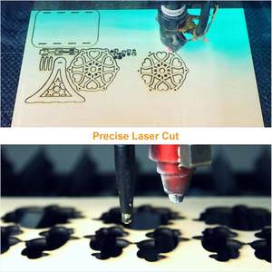 Индивидуальная гравировальная карта, незаконченная фанерная доска, лазерная резка, листы фанеры для изготовления моделей «DIY» - Product Image 3