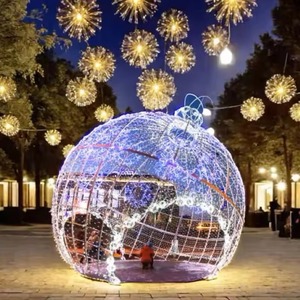 Outdoor Waterproof Led 3d Large Motif Street <b>Pole</b> Christmas Landscape Decorative Lighting Product Category Motif <b>Lights</b> - Product Image 5