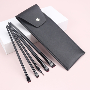 Pinceau à sourcils plat ultra-fin à pointe fine, pinceau à sourcils plat et fin, pinceau à sourcils fin et coudé pour sourcils - Product Image 5