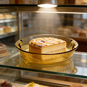 Set <span class=keywords><strong>di</strong></span> Teglie da <span class=keywords><strong>Forno</strong></span> in Vetro Borosilicato <span class=keywords><strong>di</strong></span> Alta Qualità, Teglia Rotonda in Vetro per Cucina - Product Image 2