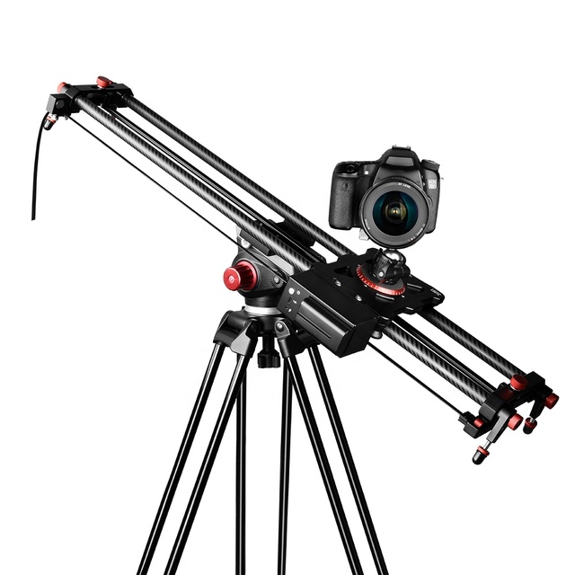 80 cm Carbon Fiber Automatic Round Trip Camera Slider for Shooting Dual Power Supply Dslr Camera Slider Electric Control
