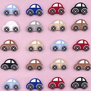 Cl Cartoon <b>Silicone</b> Car <b>Beads</b> For Diy Craft Pen <b>Beads</b> Baby Teether 3 Months Plus - Product Image 2