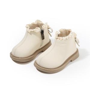 Versione coreana stivali in pelle per bambini Baby primavera autunno passo <span class=keywords><strong>scarpe</strong></span> con chiusura in Velcro <span class=keywords><strong>scarpe</strong></span> singole da <span class=keywords><strong>bambina</strong></span> alla moda - Product Image 4