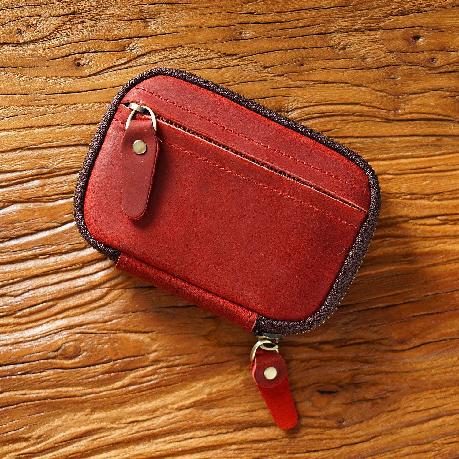 Crazy horse wine red