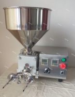 Machine de remplissage Double tête noyau Injection aiguille crème pain beurre Machine de remplissage automatique Croissant bouffée remplissage injection