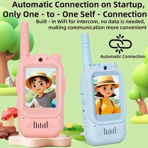 Talkie-walkie vidéo pour enfants, jouets bidirectionnels <span class=keywords><strong>longue</strong></span> <span class=keywords><strong>portée</strong></span>, effets vocaux, <span class=keywords><strong>interphone</strong></span> <span class=keywords><strong>sans</strong></span> <span class=keywords><strong>fil</strong></span>, meilleurs cadeaux de Noël et d'anniversaire pour les garçons et les filles - Product Image 2