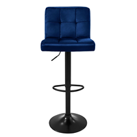 Mobilier commercial contemporain Tabouret de bar pivotant à hauteur réglable Chaise en velours rotative à 360 ° Bistro Home Bar Outdoor Mall