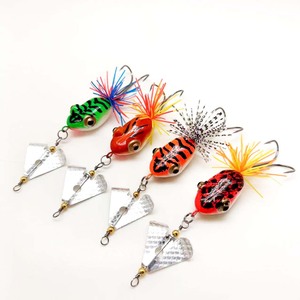 Appât rotatif à paillettes grenouille <span class=keywords><strong>Buzz</strong></span> barbe pour poisson noir 15g leurre de pêche avec perle sonore - Product Image 4