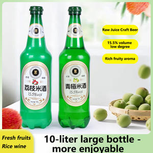 จัดส่งเร็ว <span class=keywords><strong>ขาย</strong></span>ดี ไชน่าเลเจนด์ 2025 บรั่นดี รสหวาน ไวน์หมักสไตล์ไวน์แดง ขวด 10 ลิตร ไวน์ผลไม้ รสลิ้นจี่และพลัม - Product Image 2