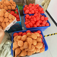 Mainan Squishy Anggur Jumbo, Mainan Squishy Stroberi Lucu Pereda Stres, Mainan Squishy Buah Jeruk Slow-Rebound