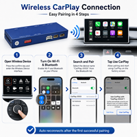 Décodeur CarPlay Android Auto sans fil pour BMW NBT I3 I8 2013-2017, mise à niveau de l'écran OEM, intégré 2DIN, garantie de 2 ans, Plug and Play