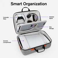 Étui de transport personnalisé en EVA pour console PS5, sac de rangement rigide de voyage avec protection antichoc et étanche OEM ODM