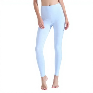 Leggings de Cintura Alta para Mujer, Transpirables, con Encaje, 80% Spandex, 20% Poliéster, Hechos en Pakistán, Sin Costuras - Product Image 1
