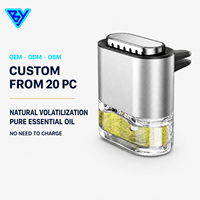 Diffuseur d'aromathérapie en métal pour grille d'aération de voiture, mini-clip de parfum liquide, désodorisant, avec logo personnalisé, vente en gros, garantie 1 an
