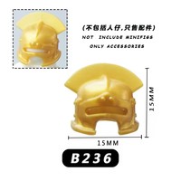 Casque de Chevalier Médiéval, Armure, Armes et Accessoires – Collection de Blocs de Construction Éducatifs en Plastique pour Enfants – Jouets pour Enfants