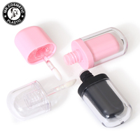 Tube de baume à lèvres vide en plastique de 5 ml, couleur personnalisée, capsule, contenants pour gloss à lèvres, emballage de rouge à lèvres, Mr.Cosmetic