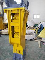 Marteau de démolition SB131, brise-roche hydraulique de type boîte avec burin de 165 mm pour excavatrice de 30 à 45 tonnes, pour la rupture de roches