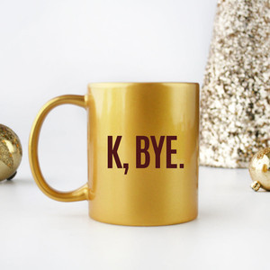 Tazza K Bye in Oro e Argento - Product Image 1