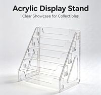 Étagère de présentation à plusieurs niveaux en acrylique, organisateur de comptoir pour jouets, objets de collection, cosmétiques et accessoires ménagers