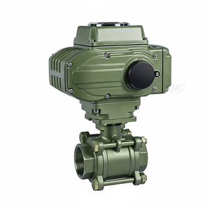 Vannes de régulation en acier inoxydable COVNA, commande urgente, DN25, 1 pouce, trois pièces, vanne à bille électrique filetée, moteur AC220V, vanne à bille - Product Image 3