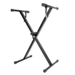 Accessoire de support de <span class=keywords><strong>clavier</strong></span> électronique Support de <span class=keywords><strong>clavier</strong></span> <span class=keywords><strong>en</strong></span> forme de <span class=keywords><strong>X</strong></span> avec démontage à barre unique Réglage à sept niveaux pour tube unique - Product Image 1