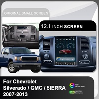 Radio para Auto con Pantalla Tesla de 12.1 Pulgadas y Sistema Android para Chevrolet Silverado/GMC Sierra 2007-2013, Unidad Principal Multimedia con Carplay y GPS