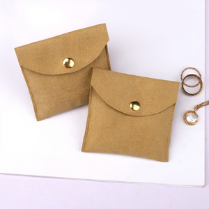 Bolsa de Embalaje para Joyería Personalizada con Logotipo, de Microfibra de Lujo, Antipolvo, con Cierre de Cordón, Cuadrada, de 10x15 cm, para Collares - Product Image 2