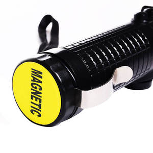 CITICITY Baguette de signalisation magnétique à LED rouge avec marteau de sécurité, bâton lumineux clignotant pour la circulation, multifonction - Product Image 3