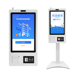 Kiosco de Pedidos de Comida de 21.5, 27, 32 y 43 Pulgadas, Máquina de Pago con Cámara, Kiosco de Autoservicio para Restaurantes, Personalizable - Product Image 1