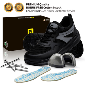 <span class=keywords><strong>Zapatos</strong></span> de Seguridad GUYISA con Puntera de Acero, Antiaplastamiento y Antipinchazos, <span class=keywords><strong>Zapatos</strong></span> de Seguridad de <span class=keywords><strong>Trabajo</strong></span> de Nuevo Estilo para <span class=keywords><strong>Hombre</strong></span> con Puntera Ancha - Product Image 3