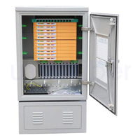 Armoire extérieure FTTH personnalisée en usine 96 144 288 Cabinet de connexion croisée à fibres optiques à noyau Armoire de distribution optique