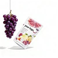 Nouvelles pochettes refermables personnalisées avec logo imprimé, résistantes à l'humidité, pour fruits secs, emballages alimentaires Doypack