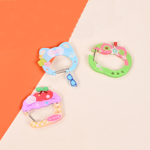 Personalizzato cartone animato <span class=keywords><strong>Anime</strong></span> Design forme in acrilico moschettone Multi-funzionale portachiavi acrilico charm moschettone <span class=keywords><strong>Clip</strong></span> per borsa - Product Image 6