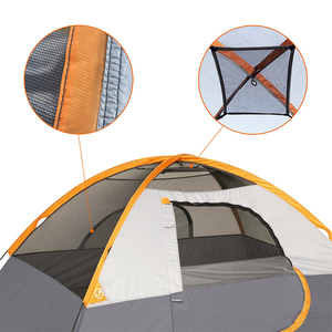 Aluminum Pole Double Layer Ultralight Four-season Outdoor <b>Waterproof</b> 3000 mm Backpacking One Bedroom 1-2 Person Camping <b>Tent</b> - Product Image 4