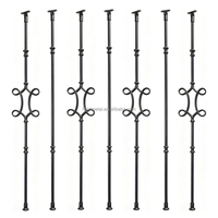 Neues Design 16mm Hohle Runde Schmiedeeisen-Spindeln Schmiedeeiserne Baluster Schmiedeeisernes Treppengeländer