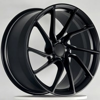 Rines Ligeros de Aleación Forjada Personalizados en Negro Satinado de 18, 19 y 20 Pulgadas, 5x112, 5x114.3, 5x120 para Autos de Pasajeros BMW Serie M, M2, M4, F90, M5