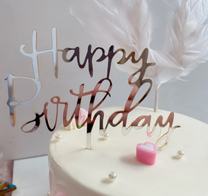 Decorazioni per Feste, Natale, Capodanno, Compleanno, <span class=keywords><strong>Topper</strong></span> per Cupcake in Acrilico Personalizzati, Decorazioni per Torte Fatte a Mano - Product Image 5