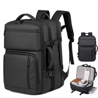 Sac à dos pour ordinateur portable avec logo personnalisé, compartiment pour ordinateur, en tissu Oxford, imperméable, avec double fermeture éclair, haute qualité