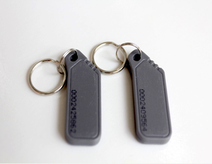 GETSMART Vente directe usine Porte-clés ABS de type ouvert étanche 13,56 MHz RFID Protocole ISO14443 Porte-clés en époxy pour accès hôtelier - Product Image 1