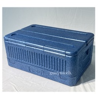 Glacière en mousse EPP pliable écologique bleue personnalisée sans glace thermique pour la nourriture pour les pique-niques