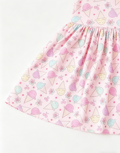 Vestido de Tirantes con Diseño de Helado para Bebés Niñas, Nuevo y de Alta Calidad, Gran Venta - Product Image 5