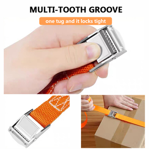 맞춤형 크기 1 인치 25mm 250kgs화물 제어 래칫 스트랩 캠 버클 타이 캠 잠금 버클 스트랩 - Product Image 5