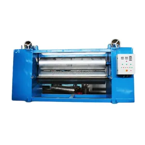 Heating Roller/ Calender Ironing Machine Folding Pressed Rubber Sheets For Non Woven Plant