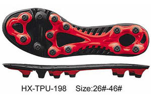 HT-9K0079 Suela TPR Internacional para Hombre para Zapatos de Fútbol - Ligera, Antideslizante, Duradera y Resistente al Agua - Product Image 6