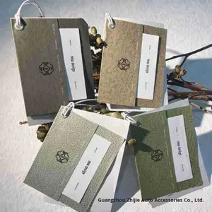 Tùy chỉnh-thực hiện cao cấp thân thiện với môi giấy treo thẻ dập nổi kết thúc màn hình lụa in đơn giản gỗ-phong cách thiết kế cho quần áo - Product Image 3