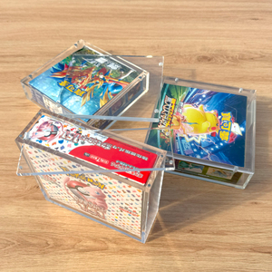 TCG 2024 Populaire Acrylique Japonais 151 <span class=keywords><strong>Pokemon</strong></span> Écarlate et Violet Nintendo <span class=keywords><strong>Switch</strong></span> Booster boîte Boîte De Rangement Protecteur Vitrine - Product Image 4