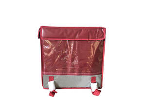 Sac isotherme à motif rayé 600D isolé de grande capacité Porte-nourriture pour <span class=keywords><strong>moto</strong></span> Livraison de pizzas Déjeuner Pique-nique Matériau durable - Product Image 4