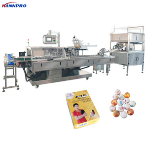 Machine d'emballage <span class=keywords><strong>de</strong></span> balles <span class=keywords><strong>de</strong></span> <span class=keywords><strong>tennis</strong></span> <span class=keywords><strong>de</strong></span> <span class=keywords><strong>table</strong></span> et <span class=keywords><strong>de</strong></span> golf à alimentation automatique multifonctionnelle machine à cartonner horizontale automatique pour petites balles - Product Image 1