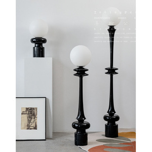 Vintage Style Floor <b>Lamp</b> Black Retro LED Ambient Lighting For Living Room Bedroom <b>Study</b> Home Decor - Product Image 1